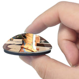 Cheyenne Statue Wyoming USA 3D Fridge Magnet Crystal Glass