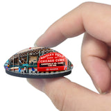 Chicago Wrigley Field Illinois USA 3D Fridge Magnet Crystal Glass