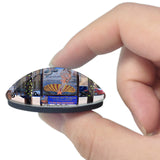 Clarkdale Art Museum Arizona USA 3D Fridge Magnet Crystal Glass