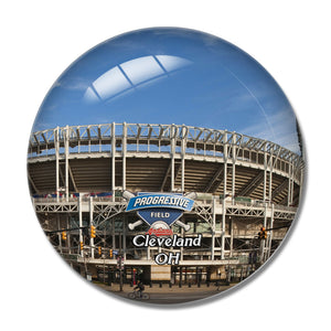 Cleveland Progressive Field Ohio USA 3D Fridge Magnet Crystal Glass