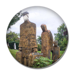 Clifton Sculpture Park New Jersey USA 3D Fridge Magnet Crystal Glass