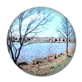 College Park Lake Artemesia Maryland USA 3D Fridge Magnet Crystal Glass