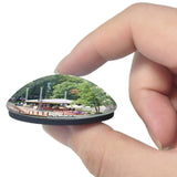 Columbia Lake Kittamaqundi Maryland USA 3D Fridge Magnet Crystal Glass