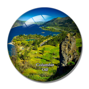 Columbia River Oregon USA 3D Fridge Magnet Crystal Glass