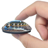 Columbus Riverwalk Georgia USA 3D Fridge Magnet Crystal Glass