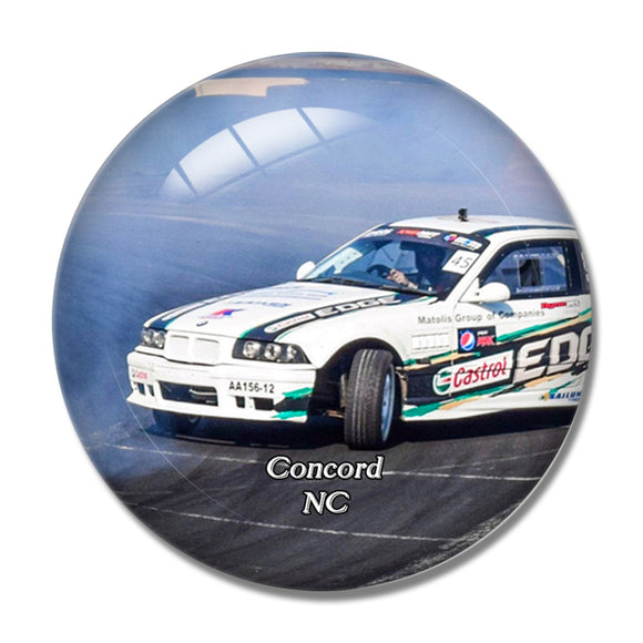 Concord Charlotte Motor Speedway North Carolina USA 3D Fridge Magnet Crystal Glass