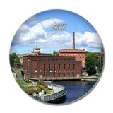 Finland Tampere 3D Fridge Magnet Crystal Glass