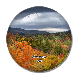 Conway Kancamagus Highway New Hampshire USA 3D Fridge Magnet Crystal Glass