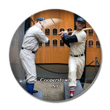 Cooperstown Baseball Museum NY USA 3D Fridge Magnet Crystal Glass