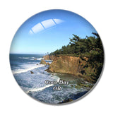 Coos Bay Park Oregon USA 3D Fridge Magnet Crystal Glass