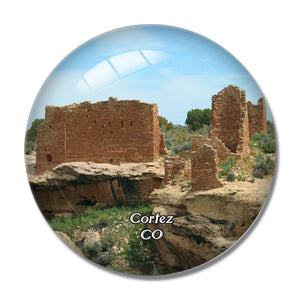 Cortez Hovenweep National Monument Colorado USA 3D Fridge Magnet Crystal Glass