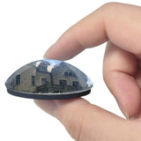 Cortland House Museum NY USA 3D Fridge Magnet Crystal Glass