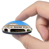 Council Bluffs Iowa USA 3D Fridge Magnet Crystal Glass