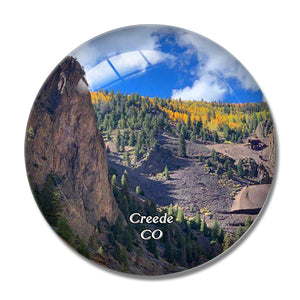 Creede Bachelor Loop Colorado USA 3D Fridge Magnet Crystal Glass