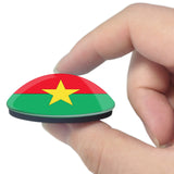 Flag Burkina Faso 3D Fridge Magnet Crystal Glass