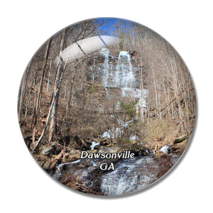 Dawsonville Amicalola Falls Georgia USA 3D Fridge Magnet Crystal Glass