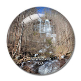 Dawsonville Amicalola Falls Georgia USA 3D Fridge Magnet Crystal Glass