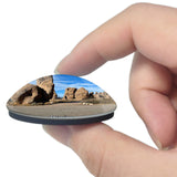 Deming Rocks State Park New Mexico USA 3D Fridge Magnet Crystal Glass