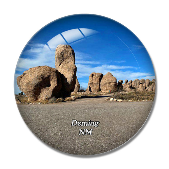 Deming Rocks State Park New Mexico USA 3D Fridge Magnet Crystal Glass