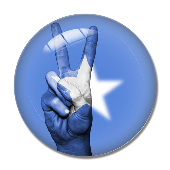 Flag Somalia 3D Fridge Magnet Crystal Glass