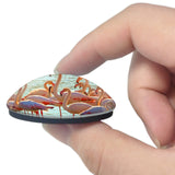 Flamingo Aruba 3D Fridge Magnet Crystal Glass