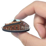 Dover Old State House Delaware USA 3D Fridge Magnet Crystal Glass