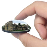 Doylestown Fonthill Castle Pennsylvania USA 3D Fridge Magnet Crystal Glass