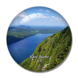 East Burke Lake Willoughby Vermont USA 3D Fridge Magnet Crystal Glass