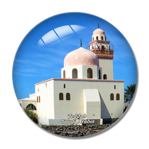 Floating Mosque Jeddah Saudi Arabia 3D Fridge Magnet Crystal Glass