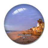 Edisto Island South Carolina USA 3D Fridge Magnet Crystal Glass