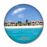 Fort Burt Tortola British Virgin Islands 3D Fridge Magnet Crystal Glass