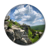 Elkins West Virginia USA 3D Fridge Magnet Crystal Glass