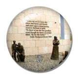 Elko Trail Center Nevada USA 3D Fridge Magnet Crystal Glass