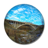 Ellicott  Patapsco Valley State Park Maryland USA 3D Fridge Magnet Crystal Glass