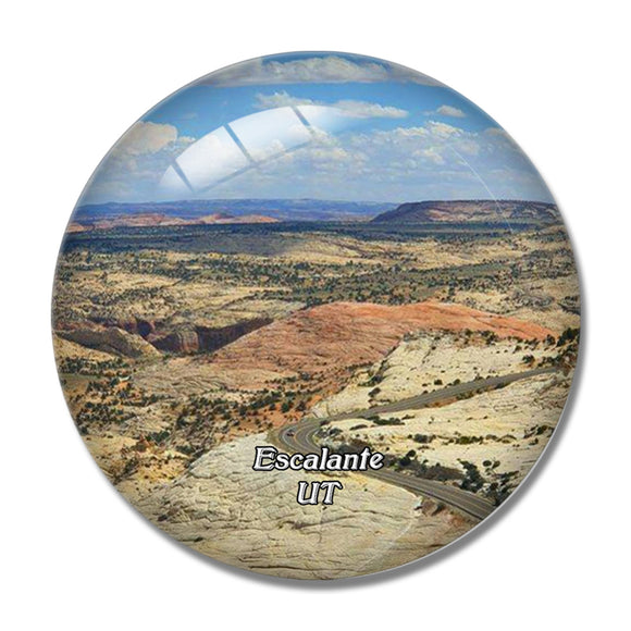 Escalante Utah USA 3D Fridge Magnet Crystal Glass