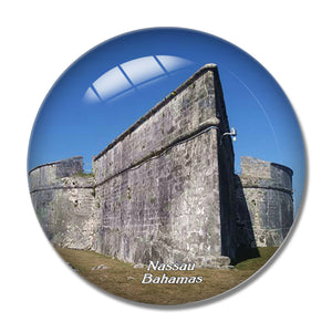 Fort Fincastle Nassau Bahamas 3D Fridge Magnet Crystal Glass