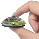 Flint Stepping Stone Falls Michigan USA 3D Fridge Magnet Crystal Glass