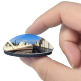 Fort Morgan Rainbow Bridge Colorado USA 3D Fridge Magnet Crystal Glass