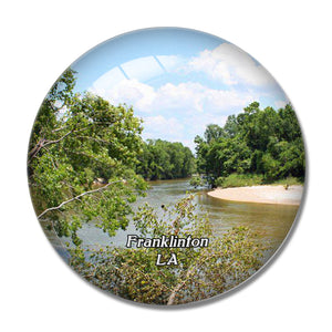 Franklinton Park Louisiana USA 3D Fridge Magnet Crystal Glass