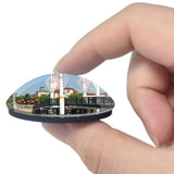 Gaithersburg Lake Bridge Maryland USA 3D Fridge Magnet Crystal Glass