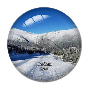 Gorham Great Glen Trails outdoor New Hampshire USA 3D Fridge Magnet Crystal Glass