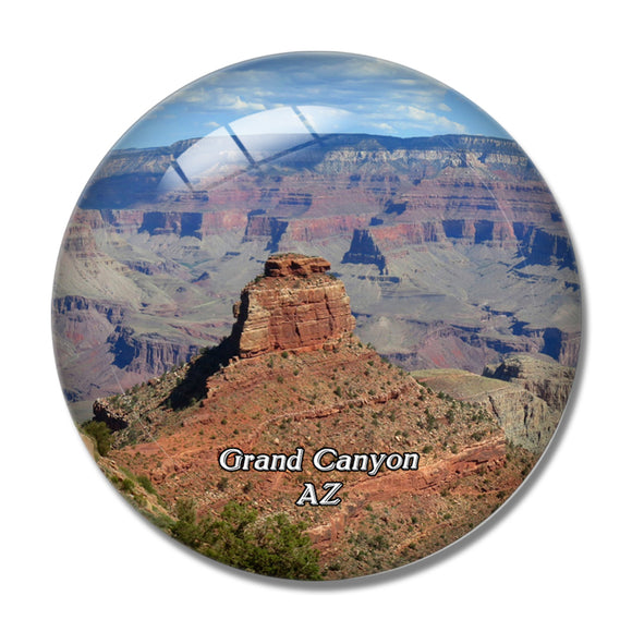 Grand Canyon South Kaibab Trail Arizona USA 3D Fridge Magnet Crystal Glass