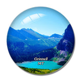 Grinnell Glacier Montana USA 3D Fridge Magnet Crystal Glass