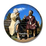 Hamilton Grounds For Sculpture New Jersey USA 3D Fridge Magnet Crystal Glass