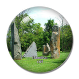 Hamilton Sculpture Park Ohio USA 3D Fridge Magnet Crystal Glass