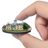 Hampton National Historic Site Maryland USA 3D Fridge Magnet Crystal Glass