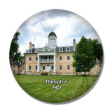 Hampton National Historic Site Maryland USA 3D Fridge Magnet Crystal Glass