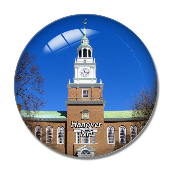 Hanover Dartmouth College New Hampshire USA 3D Fridge Magnet Crystal Glass