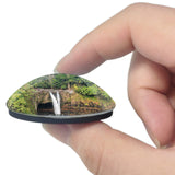 Hilo Rainbow Falls Hawaii USA 3D Fridge Magnet Crystal Glass