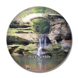 Hocking Hills Park Ohio USA 3D Fridge Magnet Crystal Glass